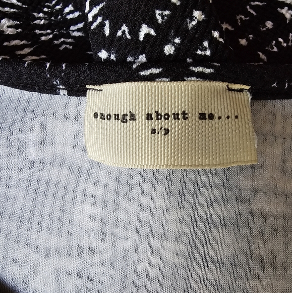 Enough About Me Women's Black/White Geometric & Tribal Print Design Mini Dress - Picture 15 of 16